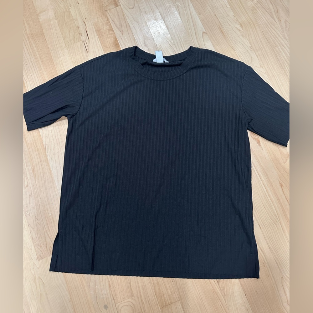 H&M Black Tunic Top